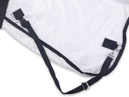 Comfy Mesh Horse Fly Sheet Equine Summer Sheets Stand Neck White 63