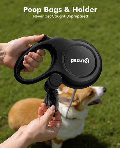 Pecute Retractable Dog Leash 26ft with Chew Proof. Chosen for real quality, fits naturally into