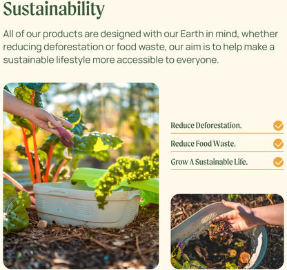 Vego garden Raised Garden Bed Kit, 11" Tall 6 in 1 Modular Metal Raised Planter Bed for Vegetables Flowers Patio Ground Planter Box, Pearl White