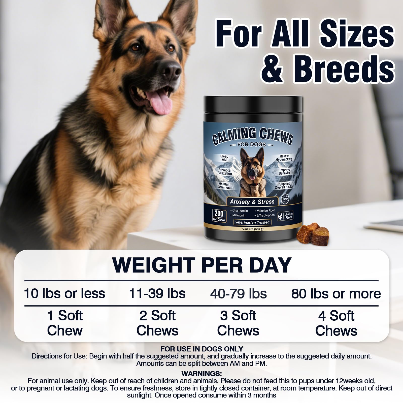 Calming Chews for Dogs 200ct. Chosen for real quality, fits naturally into modern pet homes.