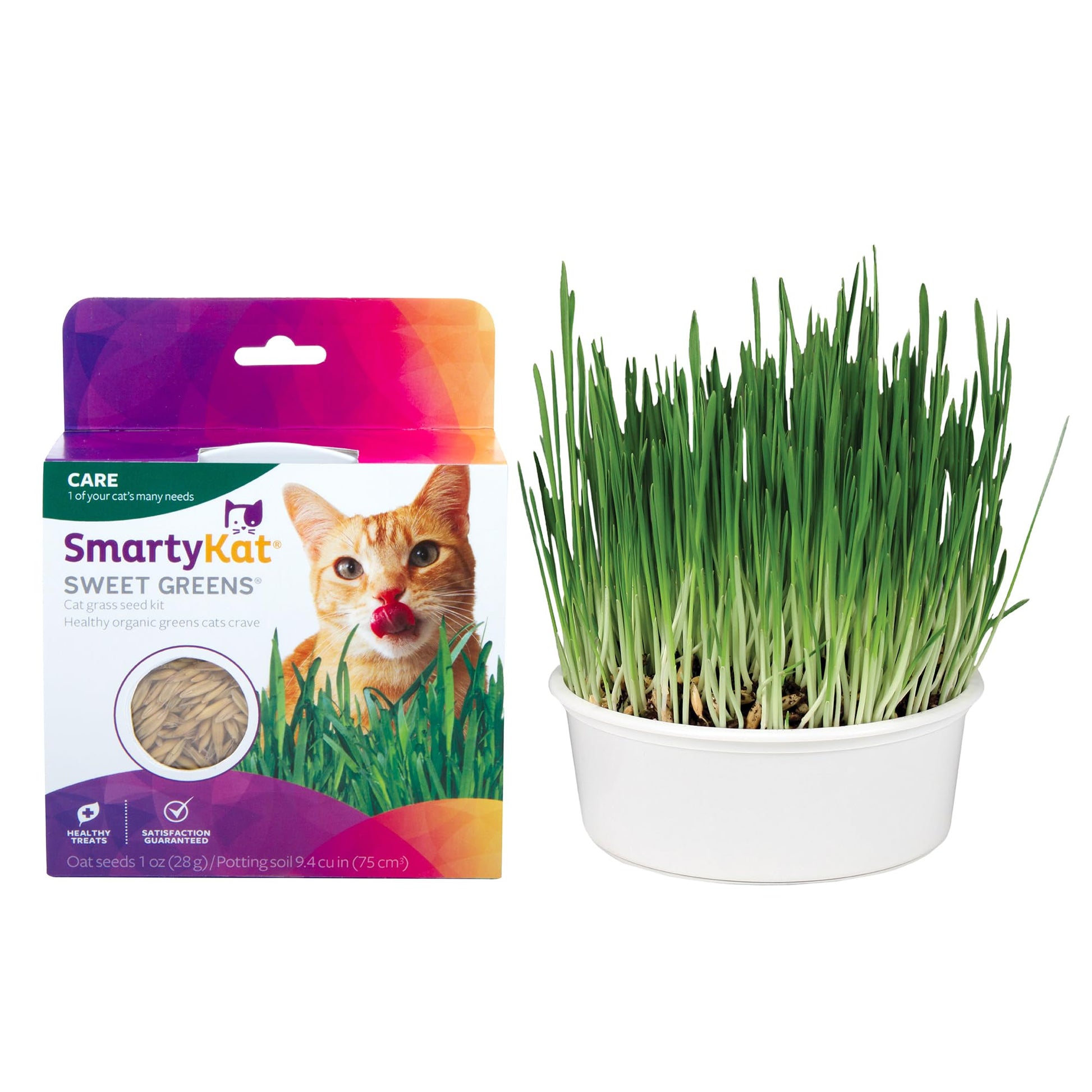 SmartyKat Sweet Greens Organic Oat Grass All. Chosen for real quality, fits naturally into modern