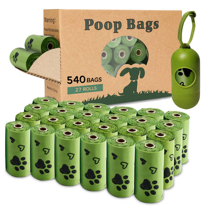 Dog Poop Bag Biodegradable 540 Count Dog Waste Bags. Chosen for real quality, fits naturally into