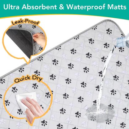 FUWERY Extra Large Washable Pee Pads for Dogs. Chosen for real quality, fits naturally into modern