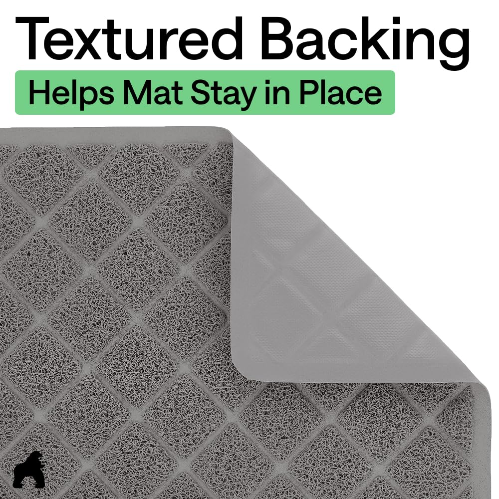 GORILLA GRIP Cat Litter Box Mat. Chosen for real quality, fits naturally into modern pet homes.