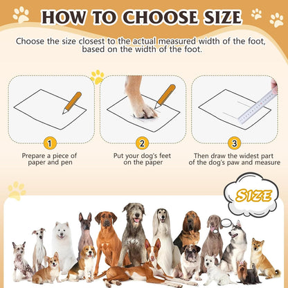 Dog Shoes, FISHOAKY Dog Shoes for Large Dogs, Mesh Breathable Dog Boots & Paw Protectors for Summer Hot Pavement Winter Snowy, 360°Anti Slip 4Pcs Dog Booties with Reflective Khaki (Size 4)