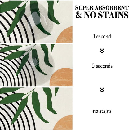 Dog Food Mats for Floors, Absorbent Dog Bowl Mat for Food and Water Dispenser Mat, Quick Dry Cat Food Mat Pet Supplies