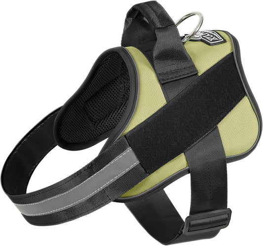 Bolux Dog Harness, No-Pull Reflective Dog Vest, Breathable Adjustable Pet Harness with Handle for Outdoor Walking - No More Pulling, Tugging or Choking