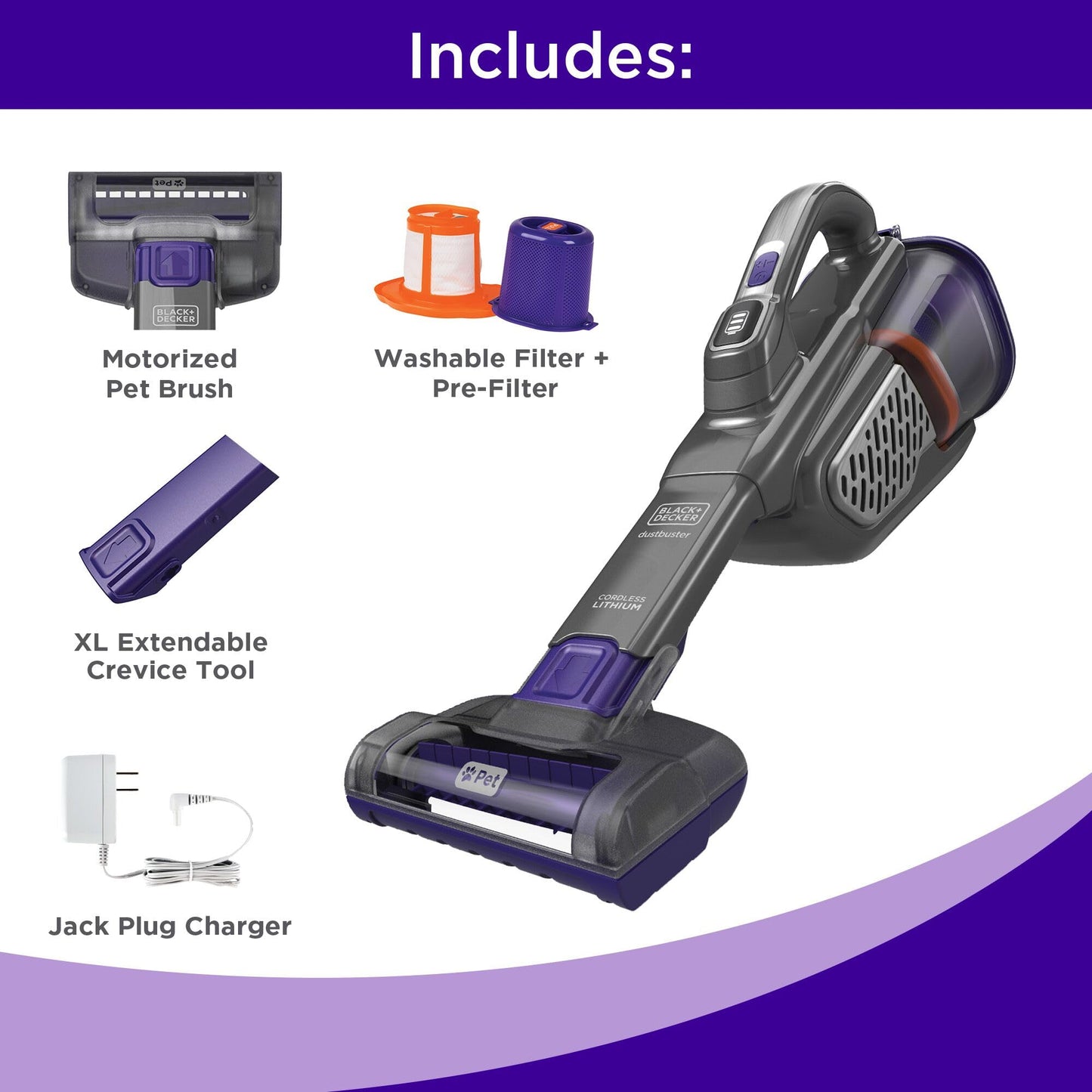 BLACK+DECKER dustbuster furbuster Pet Hair Vacuum with. Chosen for real quality, fits naturally