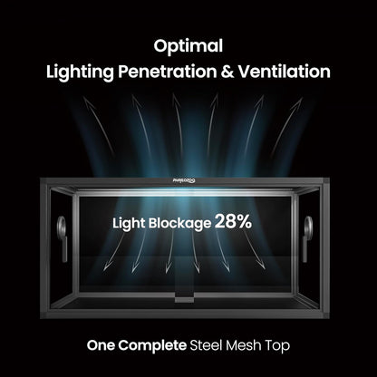 50 Gallon Bearded Dragon Tank, Reptile Enclosure for Easy Maintenance, Front Opening Reptile Tank with Top Screen Ventilation & Glass Sliding Door 36''x18''x18''