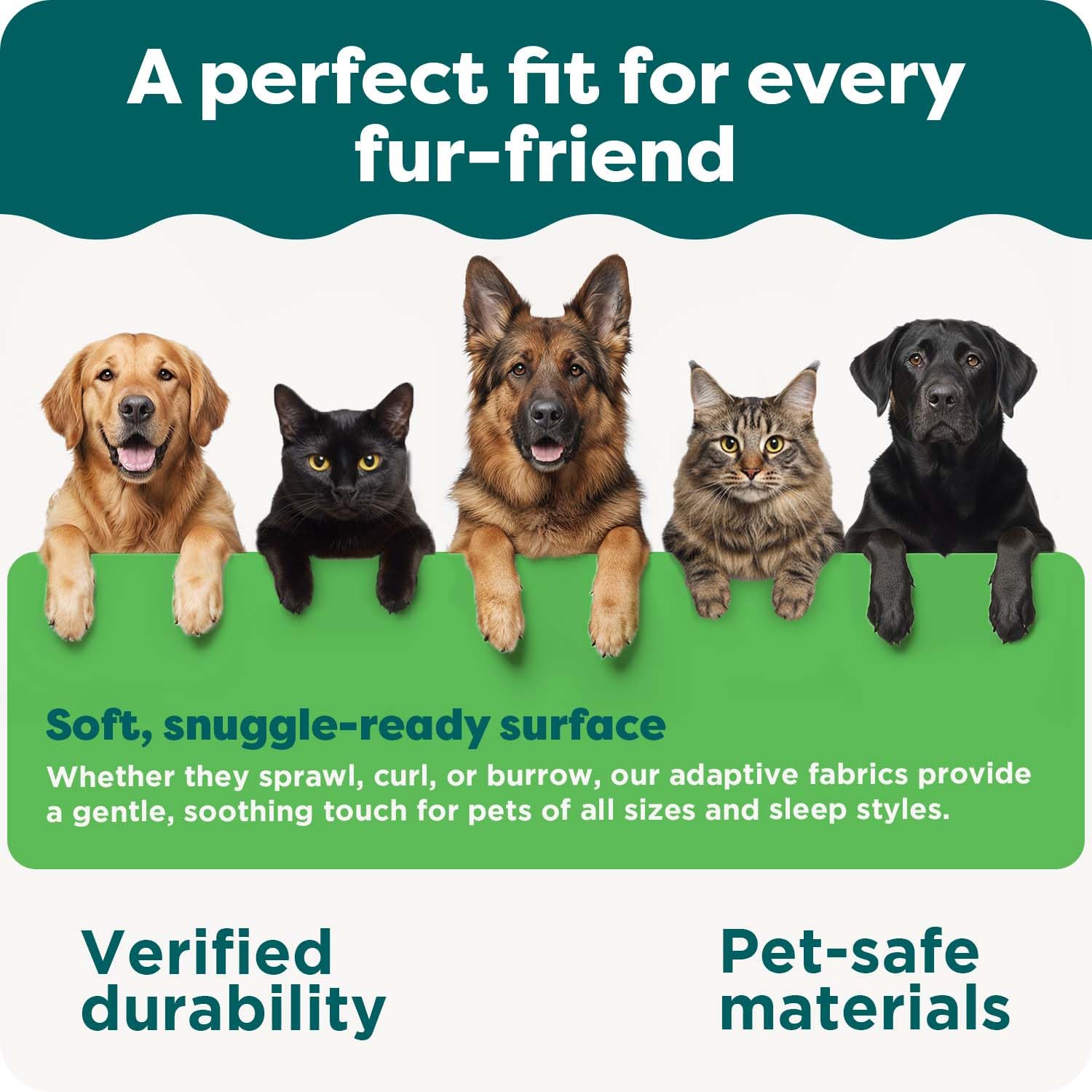 FurHaven Round Orthopedic Dog Bed for Large Dogs. Chosen for real quality, fits naturally into