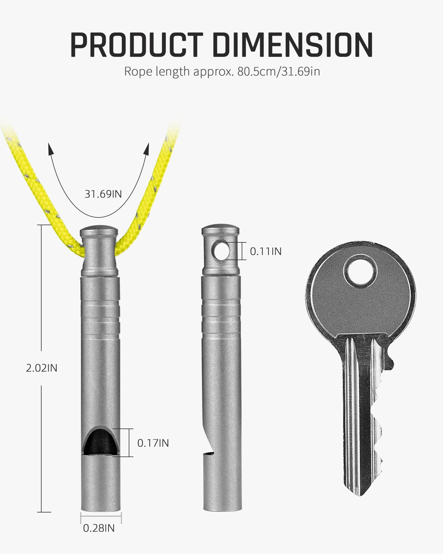 TISUR Titanium Emergency Whistle. Chosen for real quality, fits naturally into modern pet homes.