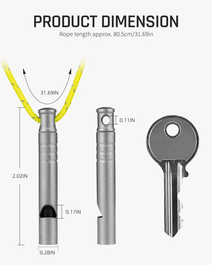 TISUR Titanium Emergency Whistle. Chosen for real quality, fits naturally into modern pet homes.