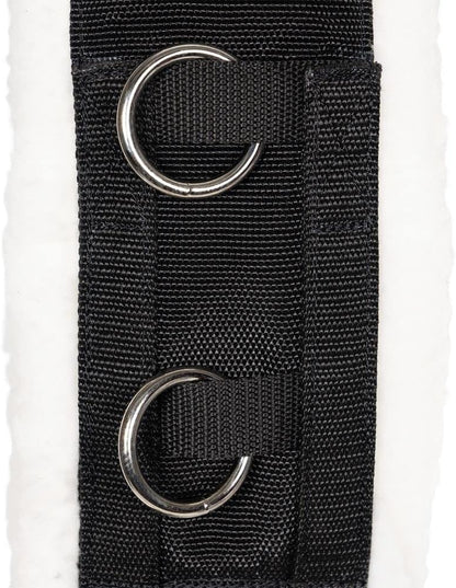 Dura-Tech Fleece Lined Training Surcingle for Horses | Essential for Lunging Work | Comfortable Fleece Lining | Durable Poly Material | Versatile D-Ring Placement | Suitable for All Training Levels