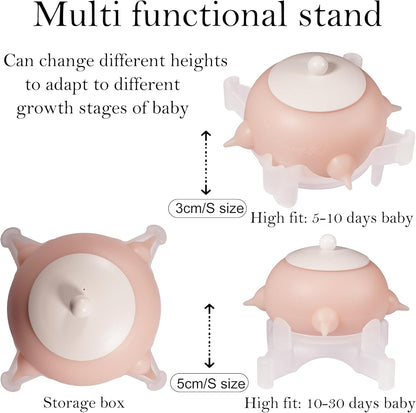 Doggiema Puppy Feeder Puppy Milk Feeder Puppy Nursing Station Puppy feeders for Multiple Puppies Puppy Milk replacer Dongdong pet S Size Bowl (Toy/Small Puppy)