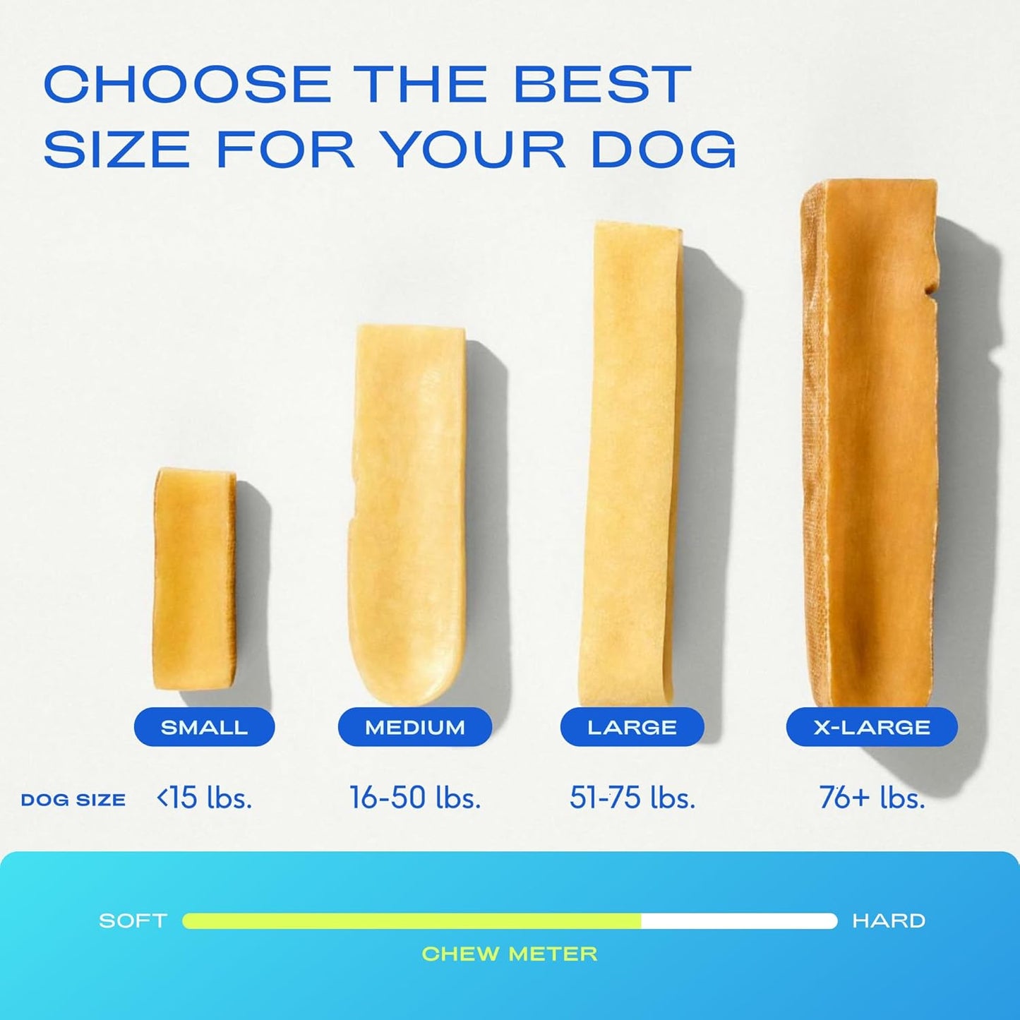 Native Pet Yak Cheese Himalayan Dog Chews XLarge - Long Lasting Dental Sticks for Extra Large Breeds – 100% All Natural Himalayan Yak Chews – Cheese Bone for Aggressive Chewers - 10 Per Pack
