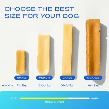 Native Pet Yak Cheese Himalayan Dog Chews - Long Lasting Dental Sticks for Large Breeds – 100% All Natural Himalayan Yak Chews for Large Dogs – Cheese Bone for Aggressive Chewers - 3 Per Pack