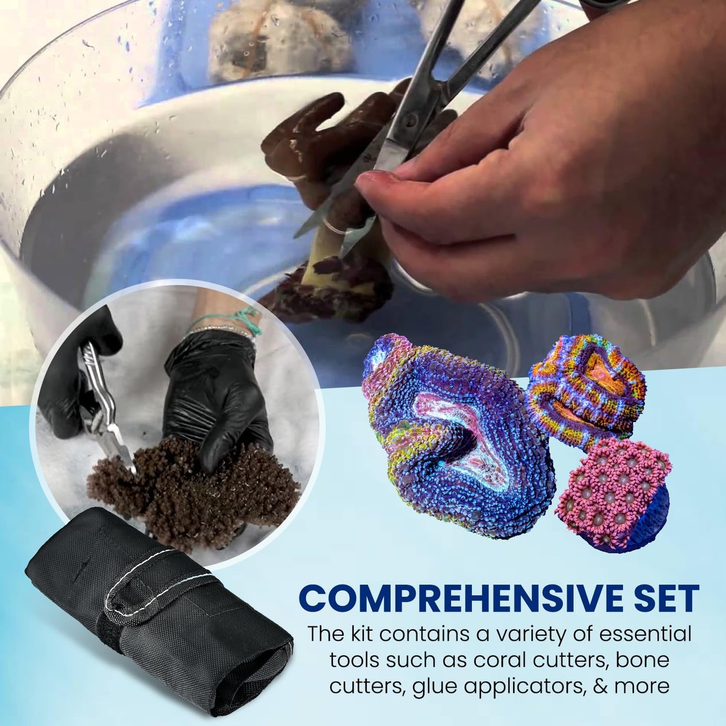 Premium Coral Fragging Kit - Complete Coral Propagation and Fragging Set