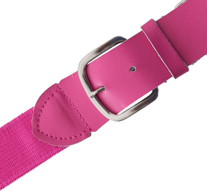 Champion Sports Baseball/Softball Uniform Belt, Comfort Stretch Fit Durable Syntex Tab - Youth & Adult Sizes, Multiple Colors