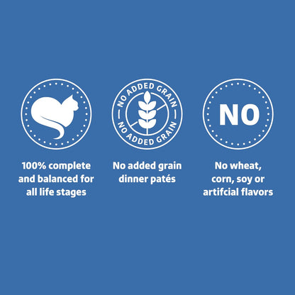 Amazon Brand - Wonder Bound Wet Cat Food, Pate, No Added Grain, (Salmon), 3 ounce (Pack of 24)