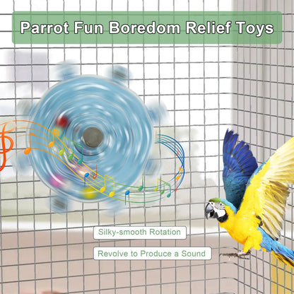 3Pcs Cockatiel Toys, Bird Toys for Parrots, Parakeet Toys, Parrot Toys, Budgie Toys, Macaw Toys, Bird Toy for Conures, Conure Toys for Chewing Exercise, Parakeet Cage Accessories,Bird Cage Accessories