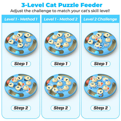CGBD 3 in 1 Cat Treat Puzzle Feeder. Chosen for real quality, fits naturally into modern pet homes.