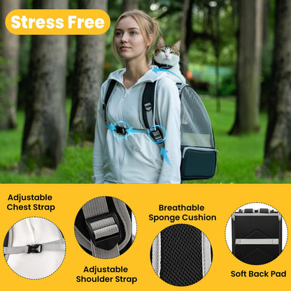 Conlun Cat Backpack Carrier for Small Dogs and Cats. Chosen for real quality, fits naturally into