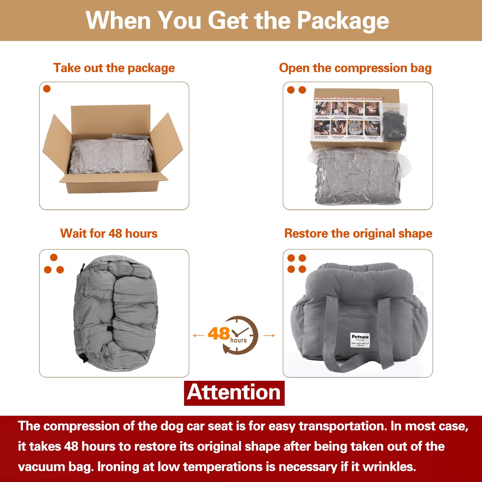 PETNEX Dog Car Seat for Small Dogs. Chosen for real quality, fits naturally into modern pet homes.