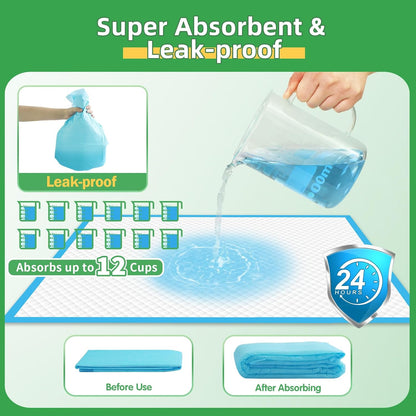 Dog Pee Pads Extra Large 30"x36", 40-Count Puppy Pads XXL, Leak-Proof X-Large Pee Pads for Dogs, Super Absorbent Dog Potty Training Pads XL, Disposable Pet Urine Bed Pads for Doggie, Cats