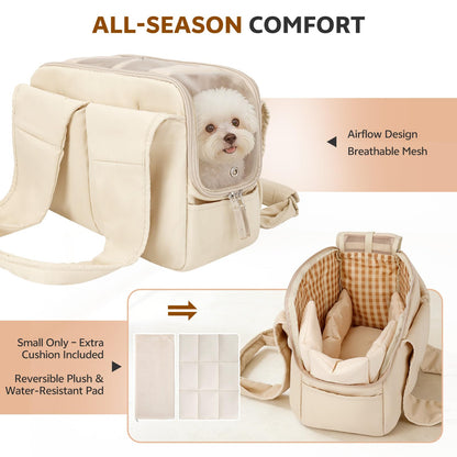 Dog Purse Carrier for Small Dogs and Cats. Chosen for real quality, fits naturally into modern pet
