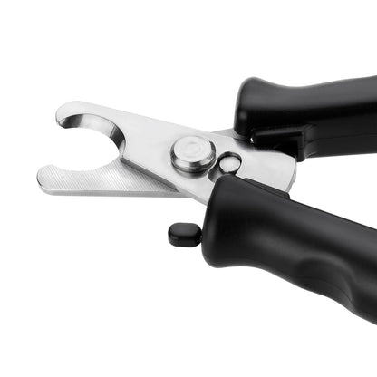 Tweezerman Large Nail Clippers for Dogs & Cats, Manual Professional Cat & Dog Nail Trimmer with Ergonomic Handle