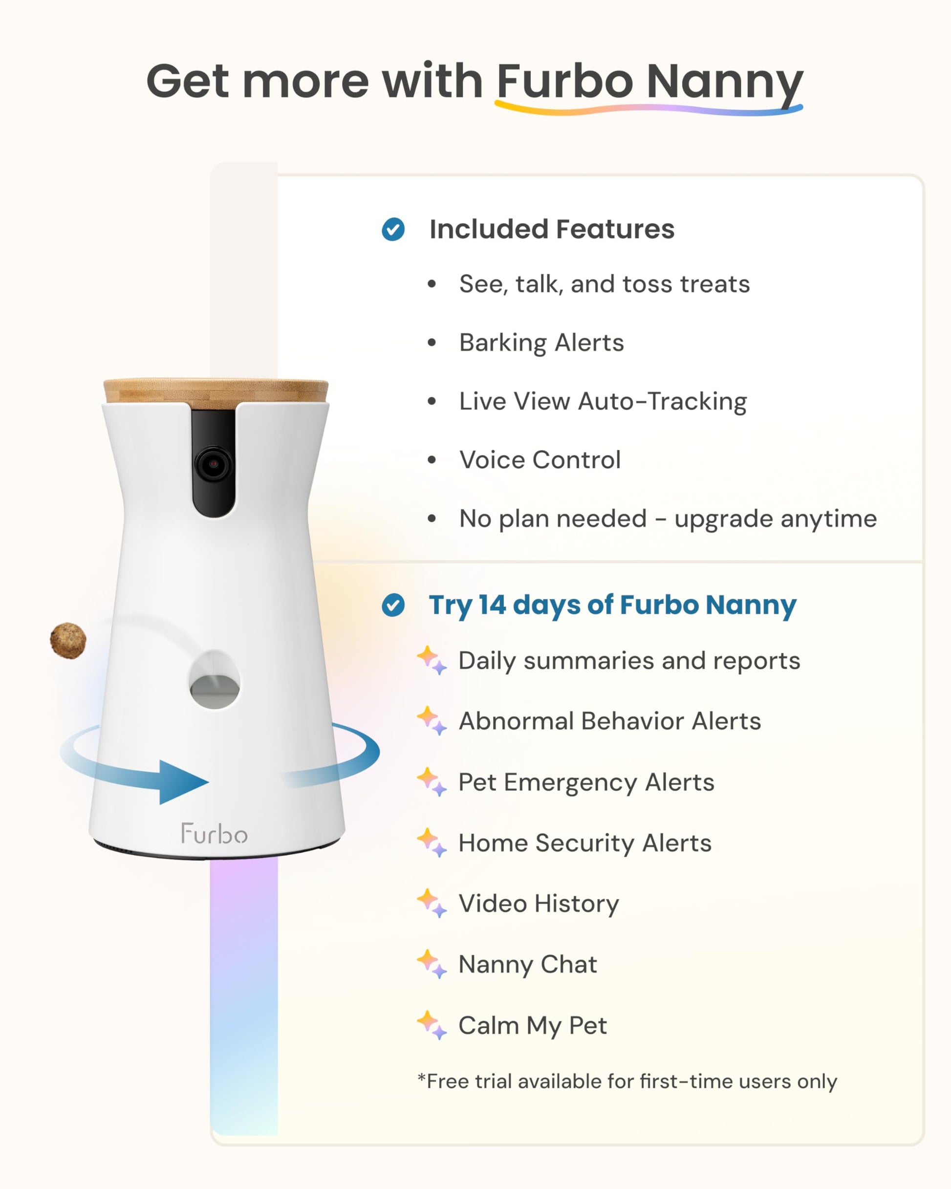 Furbo 360° Dog Camera [No Monthly Fee]. Chosen for real quality, fits naturally into modern pet