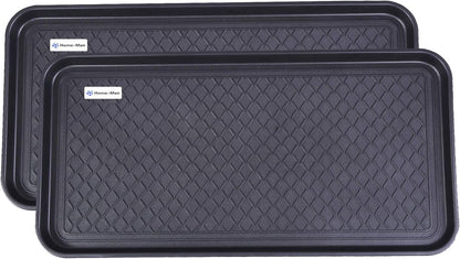 Multi-Purpose Boot Tray Mat,Shoe Tray Mat,Dog Feeding Tray,Waterproof Trays for Indoor and Outdoor Floor Protection,30" x 15"/2 Pack