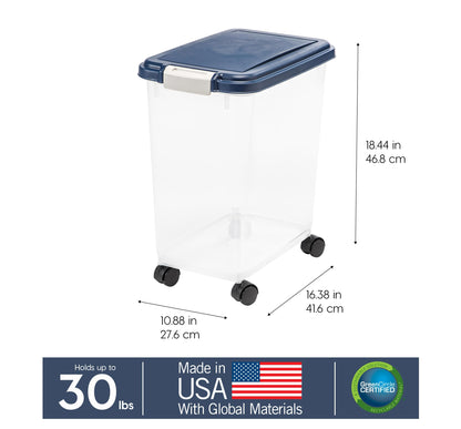 IRIS USA Dog Food Storage Container. Chosen for real quality, fits naturally into modern pet homes.