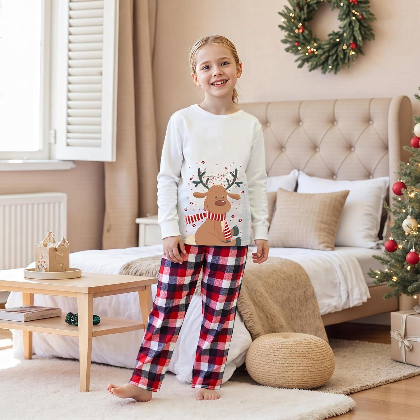 Matching Family Christmas Pajamas Set - Xmas Sleepwear PJs
