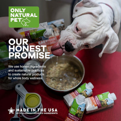 Only Natural Pet Bone Broth Turkey Flavor Dog & Cat Meal Topper, 100% Human-Grade Slow-Simmered, Free-Range for Dry Food or to Hydrate Dehydrated Food - (2-Pack / 11.16 oz Each)