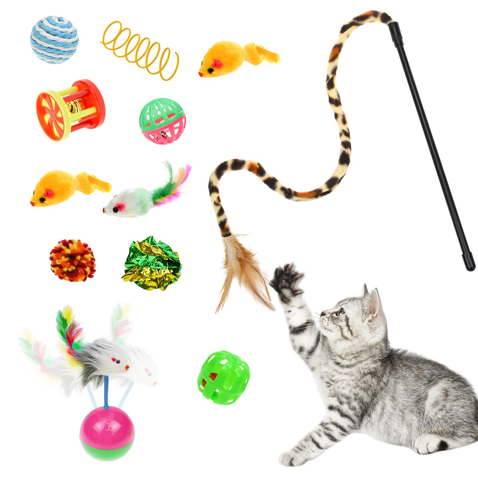 Malier Cat Toys Kitten Toys Set. Chosen for real quality, fits naturally into modern pet homes.