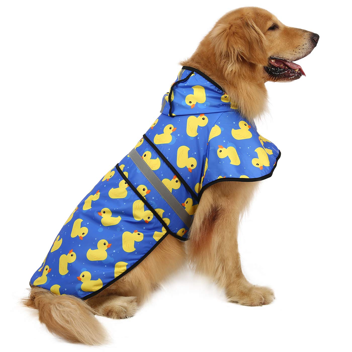 HDE Dog Raincoat with Hood & Leash Hole S. Chosen for real quality, fits naturally into modern pet