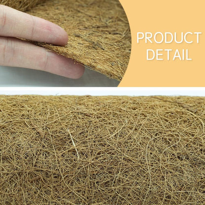 Coco Coir Liner, Yarrdfir 24x120 inch Natural Coconut Liners for planters Flower Basket, Reptile Carpet, Natural Coconut Fiber mat, Garden Decoration, Animal pet pad, Snow Mat
