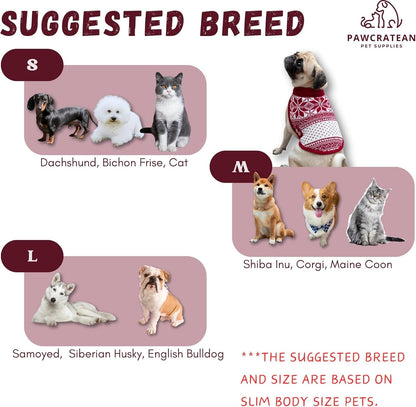 Cute Sweater for Dogs and Cats Soft Flannel Pet Outfit Warm and Cozy Animal Hoodie Small to Large Pet Clothes for Halloween Parties and Everyday Wear (X-Small, Red National Totem)