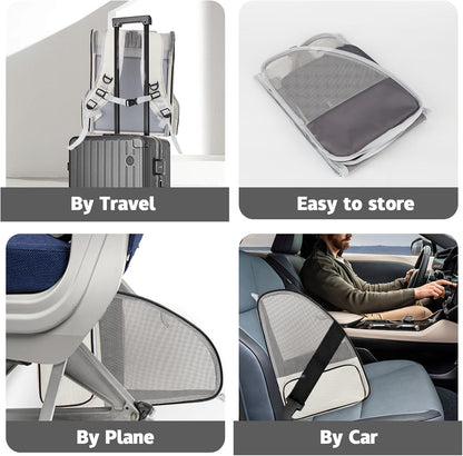 Cat Backpack Carrier,Pet Carrier Airline Approved for Small Dog Cat Puppy Kitten Bunny,Ventilated Mesh Design Animal Backpack for Hiking Camping Travel Bag (Creamy White)