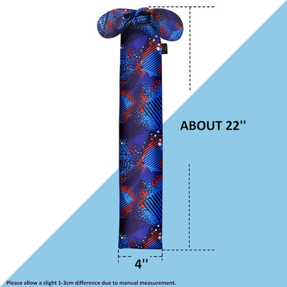 Harrison Howard Stretchy Tail Bag Breathable Horse Tail Guard Slip on Design Protect Horse Tail 2 Strand Closure Straps Keep Tail Clean & Protected 22" L Length Makes Grooming Easy-Chic Blue