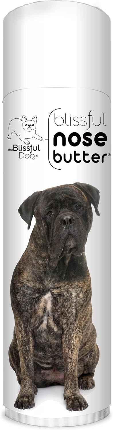 The Blissful Dog Bullmastiff Nose Butter for Dry, Cracked Skin, Lick-Safe Dog Nose Balm with