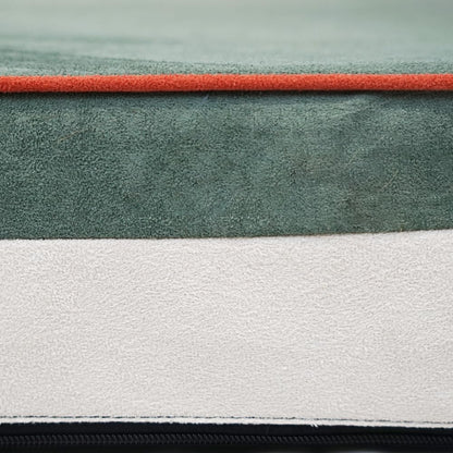 Laifug Orthopedic Memory Foam Dog Bed with Pillow and Durable Water Proof Liner & Removable Washable Cover & Smart Design Medium (34"x22"x7"), Dark Green