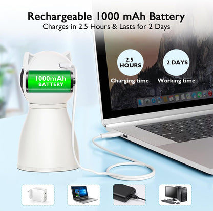 Cat Toys [2025 Newly Upgraded] Real Random Trajectory Rechargeable Motion Activated Cat Laser Toy Automatic,Interactive Cat Toys for Indoor Cats/Kitten/Dogs