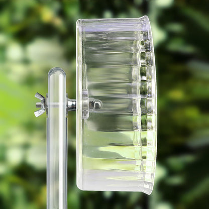 Silent Hamster Wheel, Super-Silent Hamster Exercise Wheels Accessories, Quiet Running Wheels, Adjustable Stand for Hamsters Mice Or Other Small Animals (White, Ф 8.3 inch)