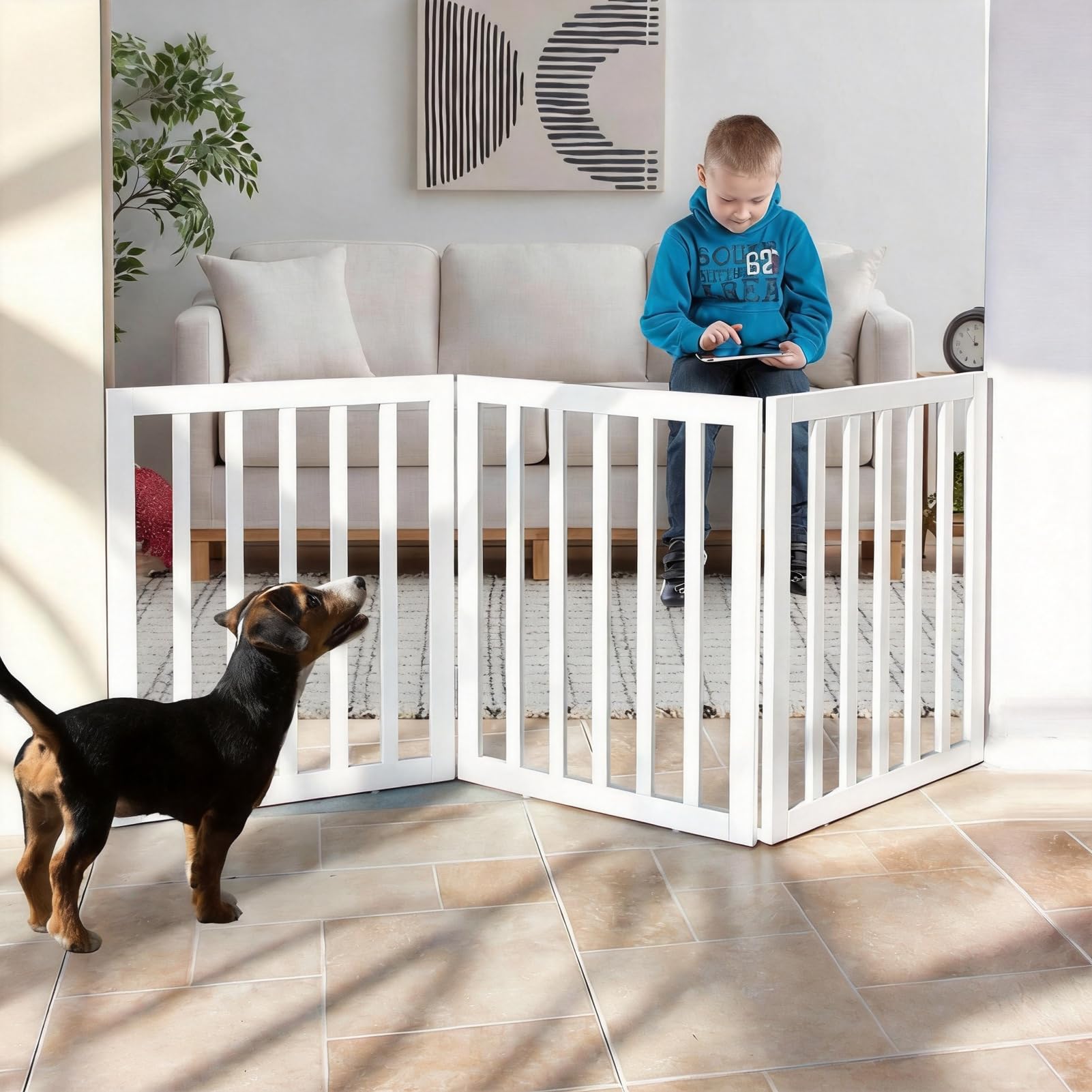 SFJC Dog Gate Indoor. Chosen for real quality, fits naturally into modern pet homes.