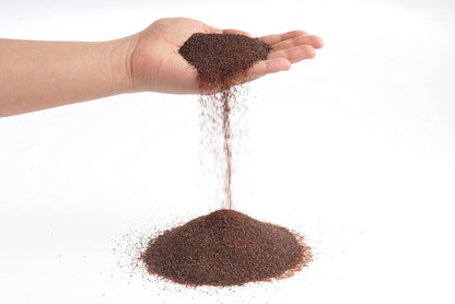 Landen Congo Aquascapeing Sand for Aquarium Landscape 2L(9lbs) X2pcs, Brown, Aquarium Natural Fine Decorative Sand, Tropical Rainforest Biotope Aquariums, Depth Enhancing, 0.4-0.9mm