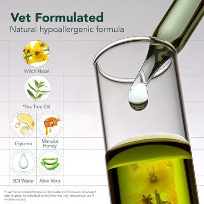 Dog Ear Cleaner Wipes, Dog Ear Infection Treatment, Dog Ear Cleaner, Fast Relief from Ear Itching and Inflammation, Cat Ear Wipes, Gently Remove Ear Wax Debris and Smelly (50 Pcs, Unscented)