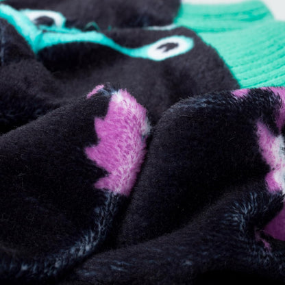 Fitwarm Cute Monster Halloween Dog Pajamas, Funny Costumes for Small Dogs Boy Girl, Festive Pet Clothes, Green, Purple, Black, XXL