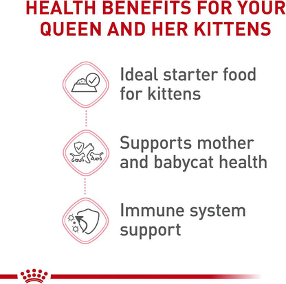 Royal Canin Feline Health Nutrition Mother & Babycat Ultra Soft Mousse in Sauce Wet Canned Cat Food, Supports Healthy Digestion and Brain Development, 3 oz, 6 Pack